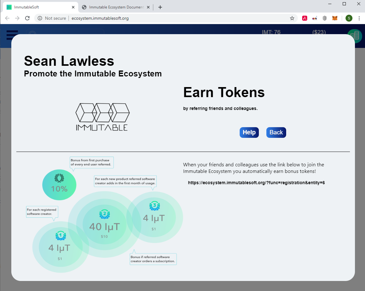 ImmutableEcosystem The Solidity based Immutable Ecosystem